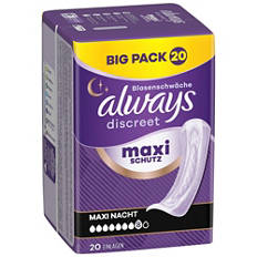 Assorbenti per incontinenza Discreet, maxi night