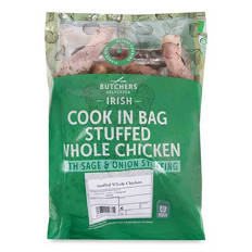 Irish Cook in Bag Stuffed Whole Chicken with Sage & Onion Stuffing