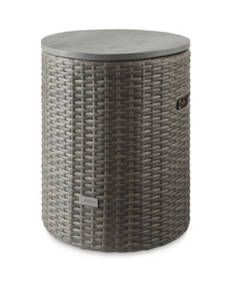 Rattan Storage Table