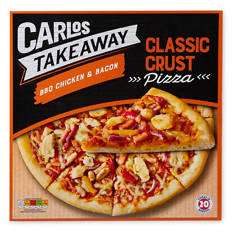 Takeway BBQ Chicken & Bacon Classic Crust Pizza
