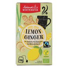 Feel Good Tea Fairtrade BIO, ginger lemon
