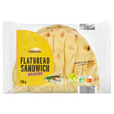 Flatbread Sandwich 210 g, Brioche Art