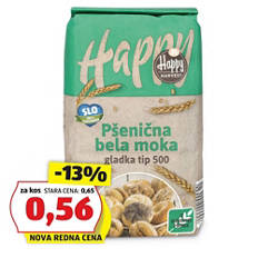 Gladka pšenična moka