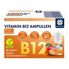Vitamin B12 Ampullen 80 ml, Mango-Maracuja