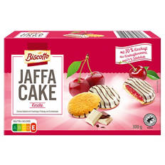 Jaffa Cake 300 g, Kirsche-weiße Schokolade