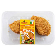 Irish Breaded Chicken Steaks