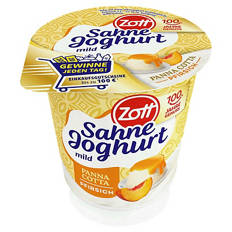 Sahnejoghurt Panna Cotta 140 g, Pfirsich