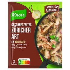 Fix, Geschnetzeltes Züricher Art 54 g