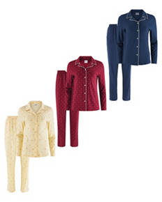 Ladies Button-Through Pyjamas