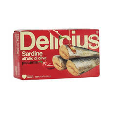 Sardine all'olio di oliva piccante