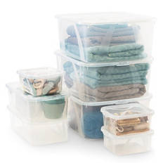 Set de boîtes transparentes, 8 pièces