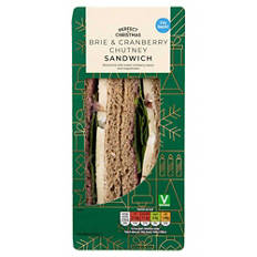 Brie, Cranberry & Chutney Sandwich