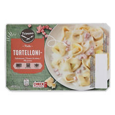 Plats cuisinés de pâtes, Tortelloni à la sauce à la crème