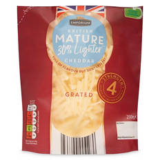 Grated Lighter Cheddar Cheese