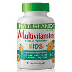 Multivitamin kids rágótabletta, 60 darab