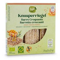 Bio-Knusperriegel, Sesam
