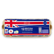 British Large Free Range Eggs  12 Pack