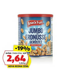 Arašidi Jumbo, praženi in slani