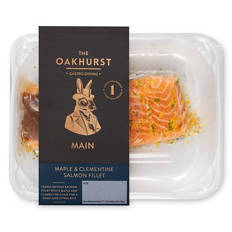 Maple & Clemetine Salmon Steak