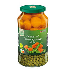 Erbsen mit Pariser Karotten 420 g