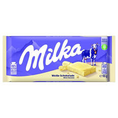 Tafelschokolade 90 g, Weiße Schokolade