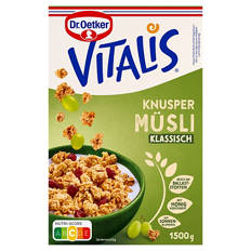 Vitalis 1,5 kg, Knusper Müsli Klassisch
