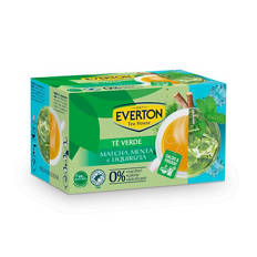 EVERTON Tè verde aromatizzato macha, menta e liquirizia