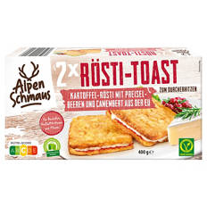 Rösti Toast Alpen 400 g, Preiselbeer-Camembert
