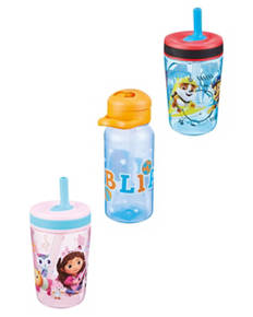 Soda Cup/Bottle with Twist-Up Straw