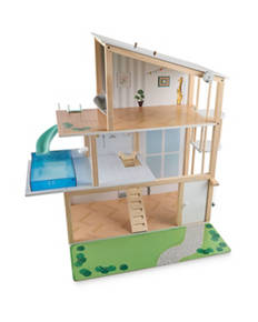 Three Storey Wooden Dolls House