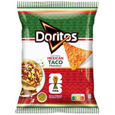 Tortilla chips, taco style