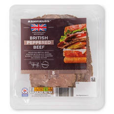 British Roast Peppered Topside of Beef 5 Slices