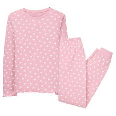 Kinder Pyjama, Winter, Rosa, 122/128