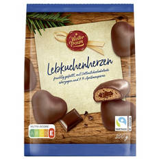 Lebkuchen Herzen 300 g, Vollmilch