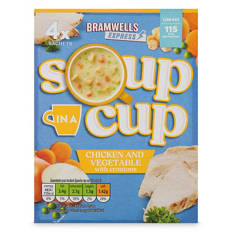 Chicken & Vegetable Soup In A Cup 4 Pack