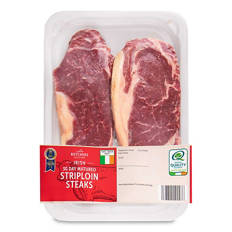 Irish 30 Day Matured Striploin Steaks