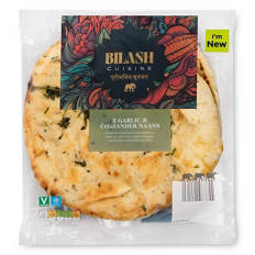 Garlic & Coriander Naan 2 Pack