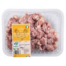 Diced Chicken Thigh Fillet 400g