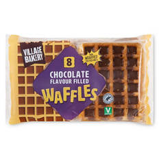 Chocolate Flavour Filled Waffles