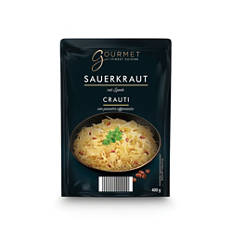 Krautspezialitäten, Sauerkraut mit Speck verfeinert