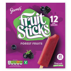 Forest Fruit Sticks Ice Lollies 12 Pack