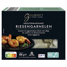 Riesengarnelen, Kräutermarinade 400 g
