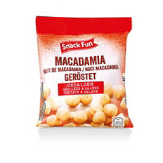 SNACK FUN Noci di Macadamia, tostate salate