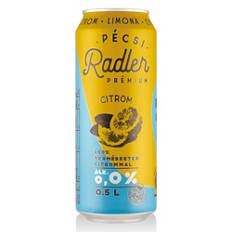 Radler prémium, citrom, 0,5 l