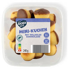 Mini Kuchen 240 g, mit Vollmilchschokolade
