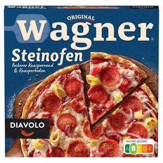 Steinofen-Pizza Diavolo 350 g