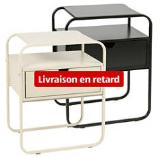 Table d’appoint en métal