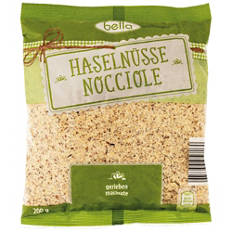 Haselnusskerne, gemahlen