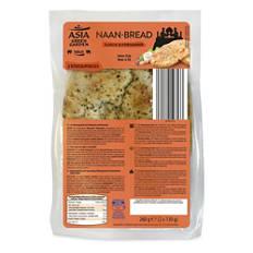 Pain naan, ail/coriandre