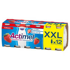Actimel XXL 12 x 100 ml, Erdbeere